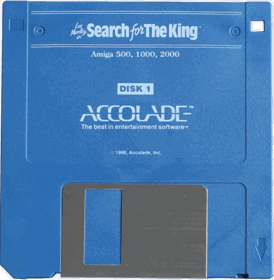 Les Manley in: Search for the King - Disc (Europe) - 512x524