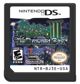 Etrian Odyssey III: The Drowned City - Cart - Front (North America) - 571x600