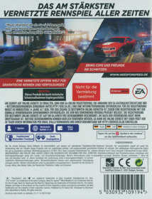 Need for Speed: Most Wanted - Box - Back (Germany) - 929x1217