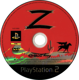 The Shadow of Zorro - Disc (Europe) - 763x769