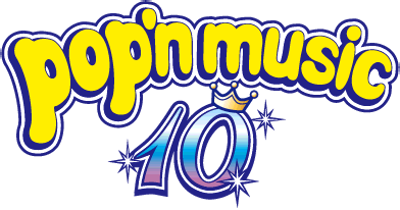 Pop'n Music 10 - Clear Logo (Japan) - 392x206