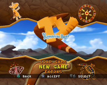 Ty the Tasmanian Tiger - Screenshot - Game Select (World) - 640x512