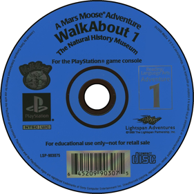 Mars Moose Adventure: Walkabout 1: The Natural History Museum - Disc (North America) - 1500x1500