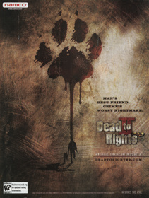 Dead to Rights II - Advertisement Flyer - Front (United States) - 1656x2200