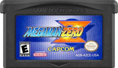 Mega Man Zero - Cart - Front (North America) - 1000x574