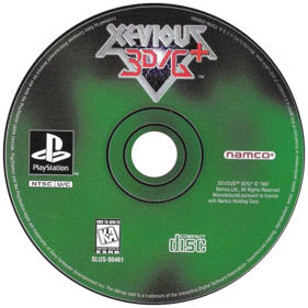 Xevious 3D/G+ - Disc (North America) - 600x600