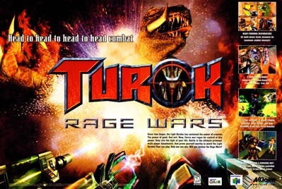 Turok: Rage Wars - Advertisement Flyer - Front (North America) - 2449x1645