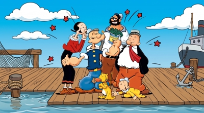 Popeye: Ijiwaru Majo Sea Hag no Maki - Fanart - Background (Japan) - 2752x1536