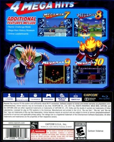 Mega Man Legacy Collection 2 - Box - Back (North America) - 640x795