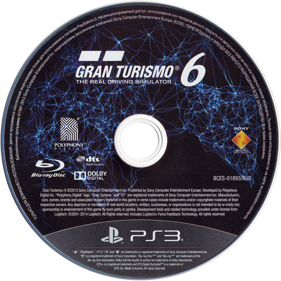 Gran Turismo 6: Anniversary Edition - Disc (Russia) - 1424x1424