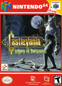 Castlevania: Legacy of Darkness - Fanart - Box - Front (North America) - 787x1094
