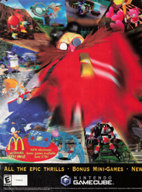 Sonic Adventure DX: Director's Cut - Advertisement Flyer - Front (United States) - 1633x2200