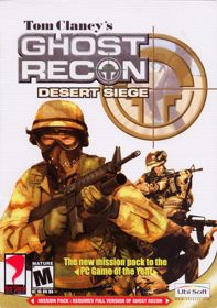 Tom Clancy's Ghost Recon: Desert Siege - Box - Front (North America) - 563x800