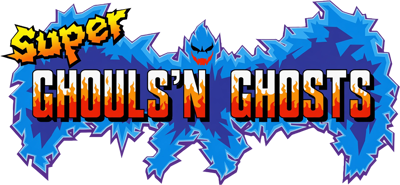 Super Ghouls 'n Ghosts - Clear Logo (World) - 1200x555