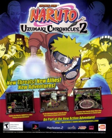 Naruto: Uzumaki Chronicles 2 - Advertisement Flyer - Front (United States) - 1775x2186