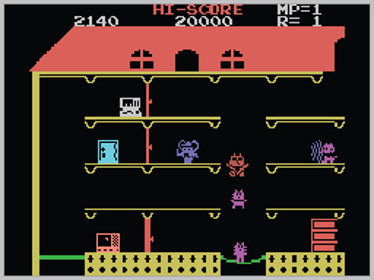 Mappy (Opcode Games) - Screenshot - Gameplay (World) - 256x192