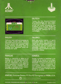 Pelé's Soccer - Box - Back (Europe) - 600x823
