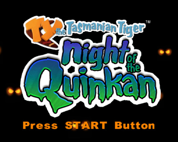 Ty the Tasmanian Tiger 3: Night of the Quinkan - Screenshot - Game Title (World) - 640x512