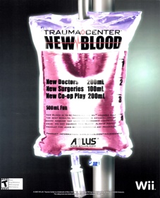 Trauma Center: New Blood - Advertisement Flyer - Front (United States) - 1774x2192