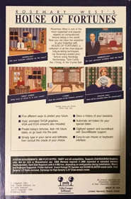Rosemary West's House of Fortunes - Box - Back (United States) - 527x800