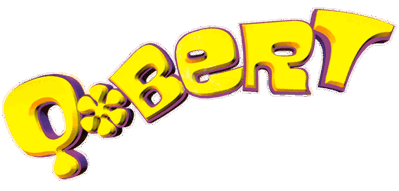 Q*bert - Clear Logo (Europe) - 600x287