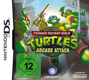 Teenage Mutant Ninja Turtles: Arcade Attack - Box - Front (Germany) - 1500x1349
