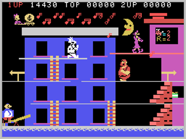 Popeye - Screenshot - Gameplay (World) - 256x192