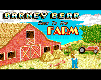 Barney Bear Goes to the Farm - Screenshot - Game Title (North America) - 320x256