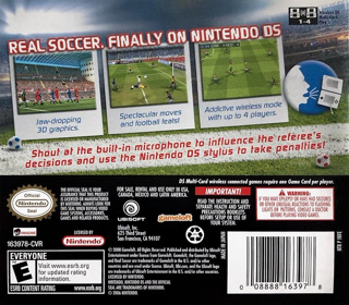 Real Soccer 2008 - Box - Back (North America) - 970x850