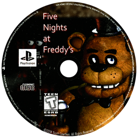 Five Nights At Freddy's - Fanart - Disc (North America) - 600x600