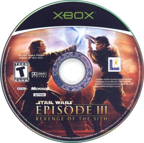 Star Wars: Episode III: Revenge of the Sith - Disc (North America) - 775x769