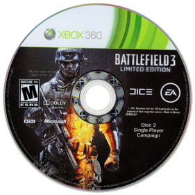 Battlefield 3 - Disc (North America) - 900x900