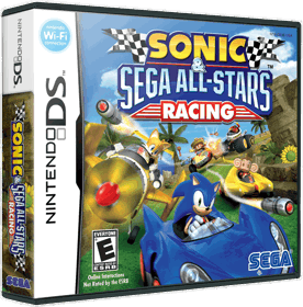 Sonic & SEGA All-Stars Racing - Box - 3D (North America) - 868x881