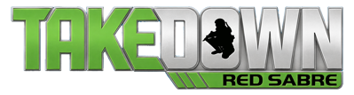 Takedown: Red Sabre - Clear Logo (World) - 2172x583