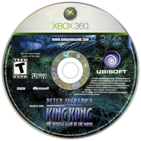Peter Jackson's King Kong: The official Game of the Movie - Disc (North America) - 1063x1063