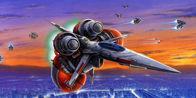 Axelay - Fanart - Background (Japan) - 1774x887