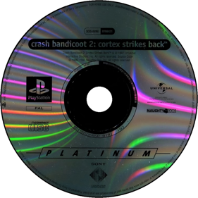 Crash Bandicoot 2: Cortex Strikes Back - Disc (Europe) - 1000x1000