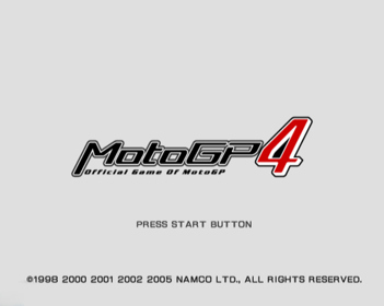 MotoGP 4 - Screenshot - Game Title (World) - 640x511