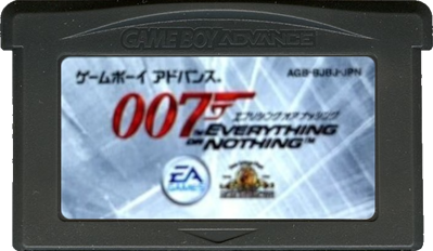 007: Everything or Nothing - Cart - Front (Japan) - 702x408