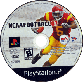 NCAA Football 07 - Disc (North America) - 1414x1396