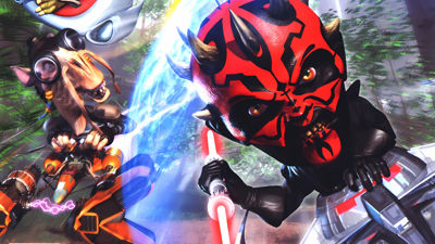 Illustration of Star Wars: Super Bombad Racing