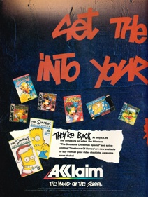 The Simpsons: Bart vs. the World - Advertisement Flyer - Front (United Kingdom) - 1658x2197