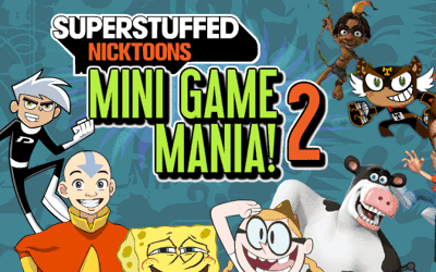 Superstuffed Nicktoons: Mini Game Mania! 2 - Box - Front (United States) - 528x330