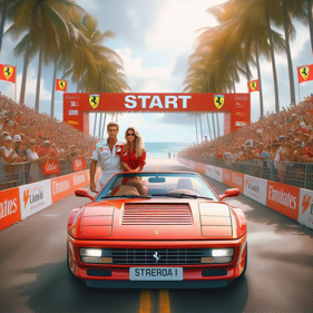 Sega Ages: OutRun - Square (World) - 1024x1024