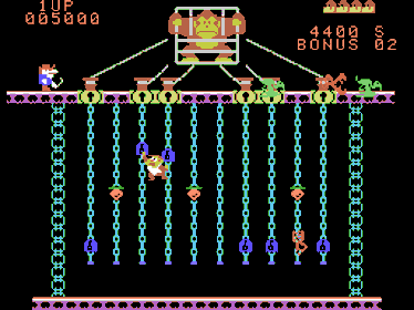 Donkey Kong Jr. - Screenshot - Gameplay (North America) - 256x192