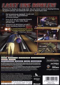 Brunswick Pro Bowling - Box - Back (Germany) - 1200x1705
