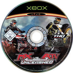 MX vs. ATV Unleashed - Disc (Europe) - 758x759