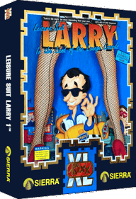 Leisure Suit Larry 1: In the Land of the Lounge Lizards - Box - 3D (Europe) - 850x1244
