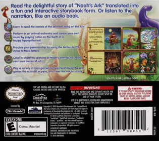 The Story of Noah's Ark - Box - Back (North America) - 1017x906