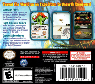 Digging for Dinosaurs - Box - Back (North America) - 640x563
